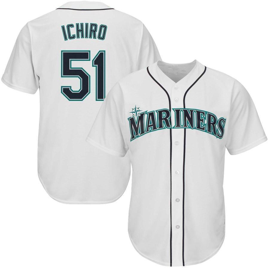 Seattle Mariners Vintage Ichiro Suzuki #51 Majestic Made in USA Baseba –  thefuzzyfelt